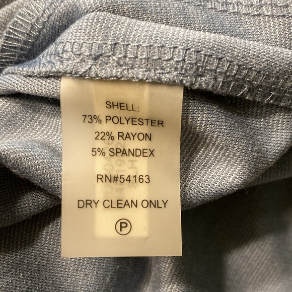 Ivanka Trump Blue Ruched Sunburst Sleeveless Round Neck Stretch Dress - Picture 8 of 11